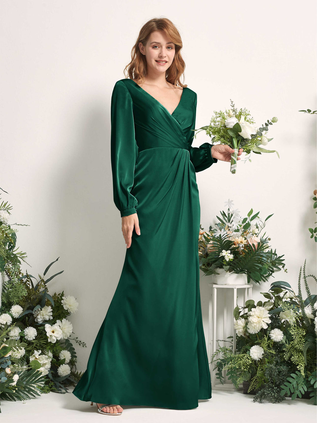 Green Bridesmaid Dresses Sage Emerald Olive Styles Carlyna Carlyna