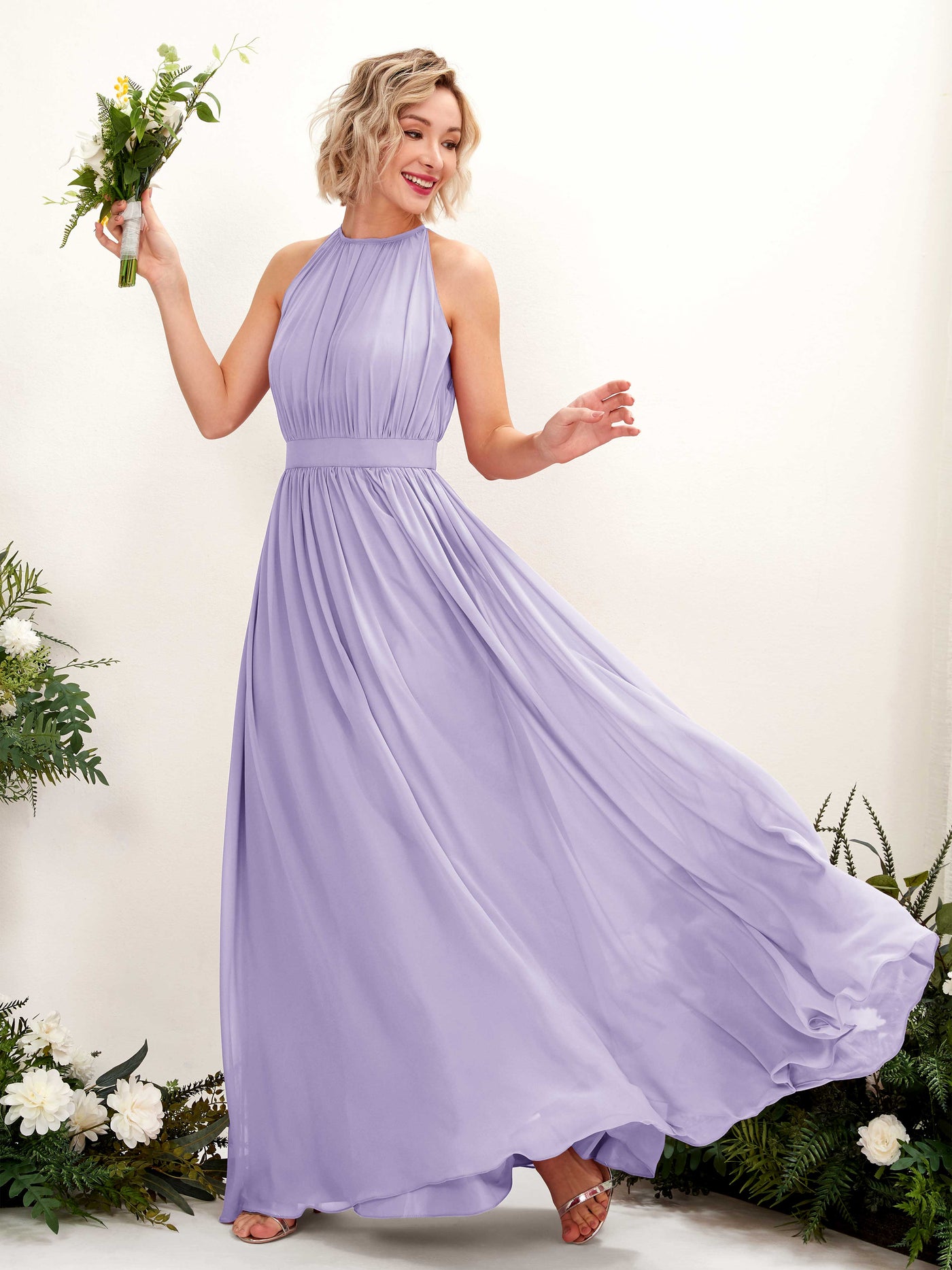 Violaine Lilac | Convertible Maxi Dress