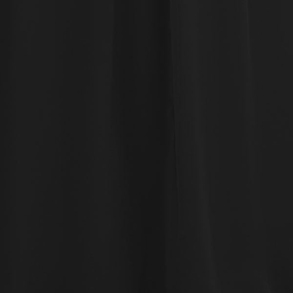 Black Chiffon | Carlyna Bridesmaid Dress Fabric by the 1/2 Yard 