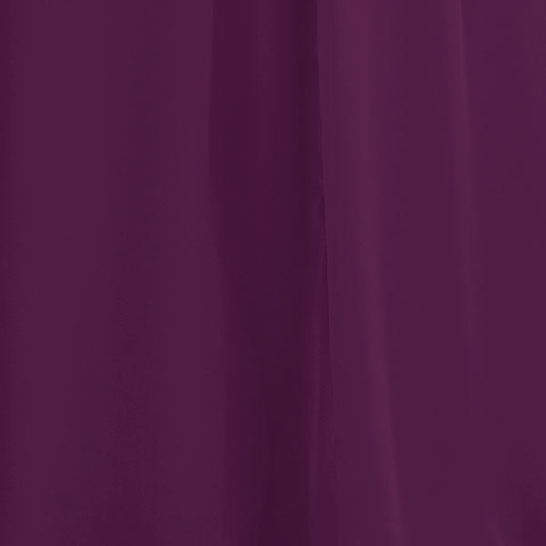 Grape Chiffon | Carlyna Bridesmaid Dress Fabric by the 1/2 Yard 