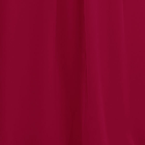 Jester Red Chiffon | Carlyna Bridesmaid Dress Fabric by the 1/2 Yard 